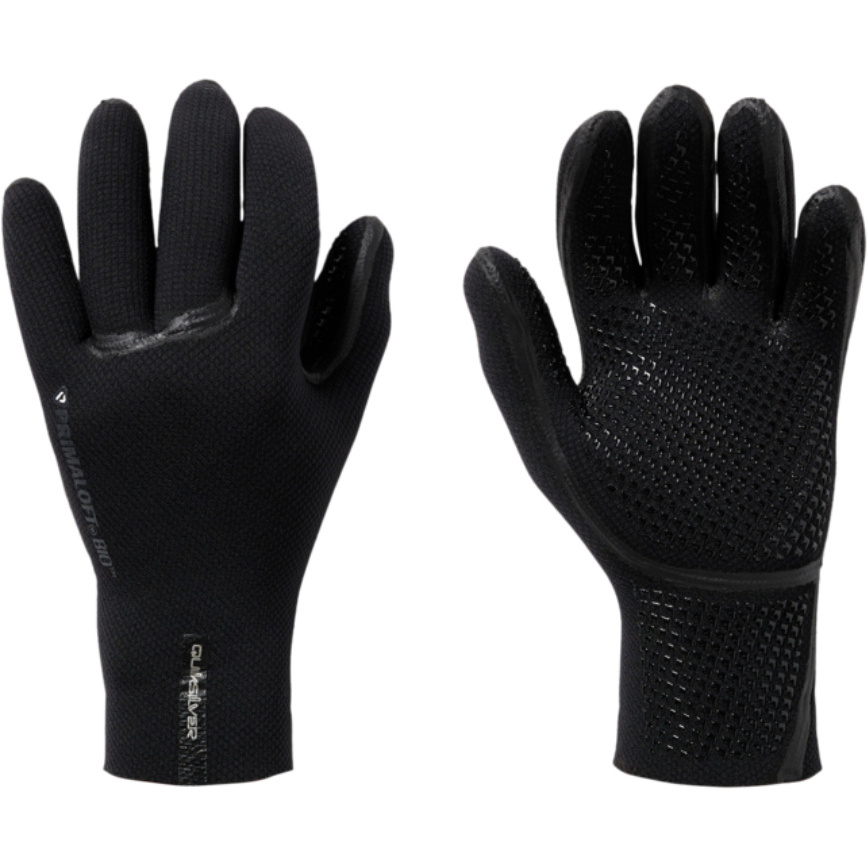 2026 Quiksilver Mens Marathon Sessions 3mm 5 Finger Glove 25AW193508 - Black